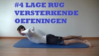 4 Lage Rug Versterkende Oefeningen [upl. by Peace957]