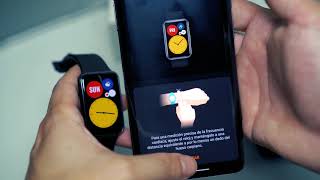 HUAWEI WATCH FIT  Tutorial para sincronizarlo con Android o IOS [upl. by Aiset916]