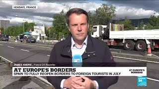 At Europes borders  Spain France 24 reports from Hendaye [upl. by Akili49]