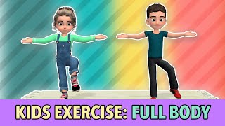 Full Body Kids Workout Daily Physical Activity For Children At Home [upl. by Merwin190]