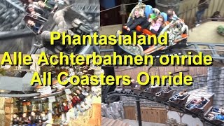 Phantasialand  Alle Achterbahnen onride  All Coasters Onride  Taron  Black Mamba Winjas [upl. by Caldwell]