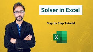 Solver in Excel  Step by Step Tutorial [upl. by Jonny223]