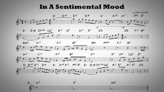 In a sentimental mood  Play along  Bb instruments [upl. by Enelie746]