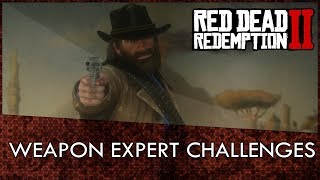 Red Dead Redemption 2 Weapons Expert Challenges Guide [upl. by Attennod959]