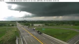 Iowa DOT July 19 2018 Bondurant Tornadoes [upl. by Ullyot]