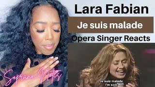 Opera Singer Reacts to Lara Fabian Je Suis Malade  Performance Analysis [upl. by Llennol433]