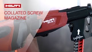 INTRODUCING the Hilti SDM 1 collated drywall screw magazine [upl. by Cenac]