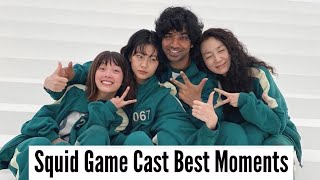 Squid Game Cast  Best Moments [upl. by Derriey907]