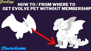 Where to get Evolve pets in Prodigy without being a Member  Prodigy Prodigy Math Game [upl. by Ellyn]