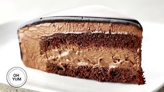 Professional Baker Teaches You How To Make CHOCOLATE MOUSSE CAKE [upl. by Uriel901]