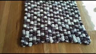 How to knit a baby blanket with Zarela Baby Pompom yarn  Zarela Yarns [upl. by Aeynod827]