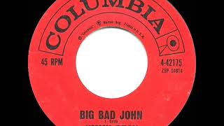 1961 HITS ARCHIVE Big Bad John  Jimmy Dean a 1 record [upl. by Enelaj]