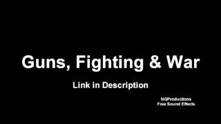 Guns fighting and war sound effects [upl. by Mit]