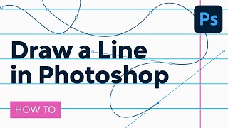 How to Draw a Line in Photoshop [upl. by Engapmahc]