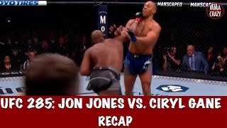 UFC 285 Jon Jones vs Ciryl Gane Recap [upl. by Dibru]