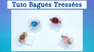 Comment Faire Une Bague Tressée  Niveau Débutants ou Plus [upl. by Eninahpets]