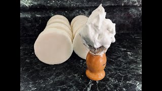 DIY Shaving Soap recipe in description [upl. by Oirifrop148]