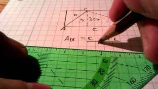 Flächeninhalt beim Dreieck berechnen  Mathematik leicht gemacht [upl. by Lindy332]