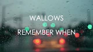 Remember When  Wallows LYRICS [upl. by Siaht]