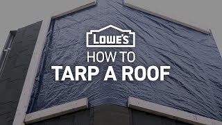 How To Tarp A Roof  Severe Weather Guide [upl. by Enrak]