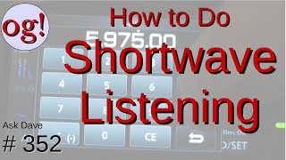 Learn About Shortwave Listening SWL for Beginners 352 [upl. by Torres]