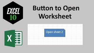 How to create button to open certain sheet in excel [upl. by Aleunamme22]