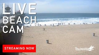 Live Surf Cam Huntington Beach Pier North California [upl. by Nylesoj]