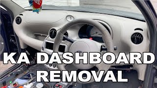 Ford Ka Interior Removal Pt2  Dashboard [upl. by Adelice]