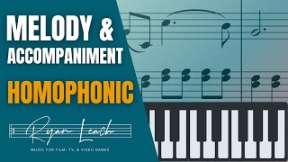 Homophonic ORCHESTRATION  8 Orchestra Textures  Melody amp Accompaniment [upl. by Gena]