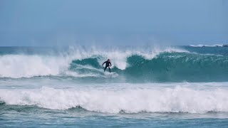 LYALL BAY SURFING 4K  Wellington NZ [upl. by Siuqramed]