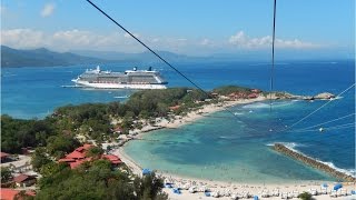 Dragons Breath Zip Line in Labadee Haiti [upl. by Udela]