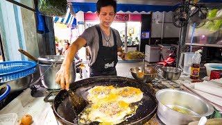 Street Food in Bangkok  Awesome PAD THAI and Instant Noodles on Petchaburi Soi 5 [upl. by Eedyak]