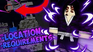 HOW TO GET MOON BREATHING🌙 LOCATIONREQUIREMENTS  DEMON SLAYER ROBLOX [upl. by Lotta]