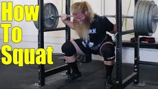 How To Squat Low Bar [upl. by Yerggoeg]