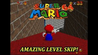 Super Mario 64 Backwards Long Jump Trick [upl. by Avahc]