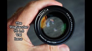 FLASHBACK The Voigtlander 75 18 Heliar Classic Lens Under 700 Beautiful Bokeh [upl. by Eixor]