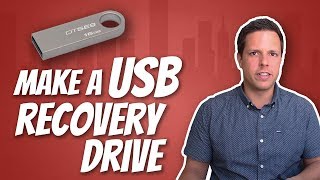 How to make a Windows 10 USB recovery drive [upl. by Schild646]