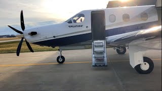 Interior Preflight and Cockpit Setup  Pilatus PC12NG [upl. by Yendis661]