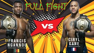 FRANCIS NGANNOU VS CIRYL GANE UFC270  FULL FIGHT [upl. by Jehius]