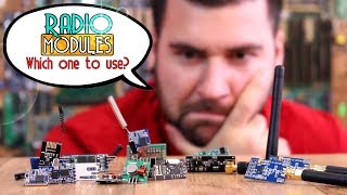 Which radio module NRF24 LoRa CC1101 HC12 433MHz HC05 [upl. by Cottle]