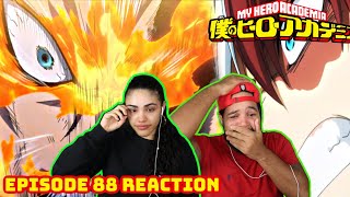 ENDEAVOR GOES PLUS ULTRA My Hero Academia Season 4 Episode 88 REACTION [upl. by Claus]