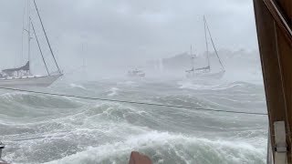 Boat Technician Films Storm At Cape Cod [upl. by Bremen494]