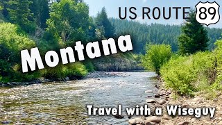 US Route 89 Montana  all 32 towns along the way  Getting the trip started [upl. by Ameehsat752]