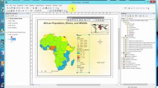 ArcGIS Create A Map Layout [upl. by Htiaf]