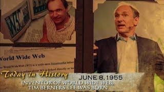 Birth anniversary of Tim BernersLee inventor of World Wide Web  Today in History [upl. by Laroy59]