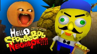 Hello Spongebob Neighbor Annoying Orange [upl. by Ferri813]