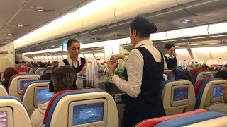 Turkish Airlines Airbus A330200 Economy Class Flight Istanbul to Amsterdam [upl. by Yelbmik]