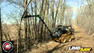 Skid Steer Limb Saw Professional Series From Spartan Equipment [upl. by Kort]