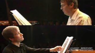 Lugansky  Berezovsky  Rachmaninoff Symphonic Dances two pianos [upl. by Collete]