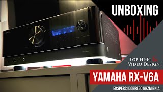 Amplituner Kina Domowego Yamaha RXV6A  Unboxing PL [upl. by Oilerua]